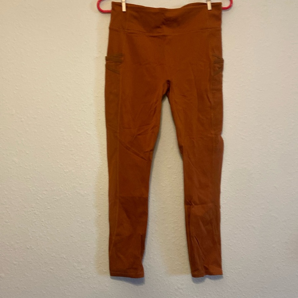 Burnt orange fabletics leggings